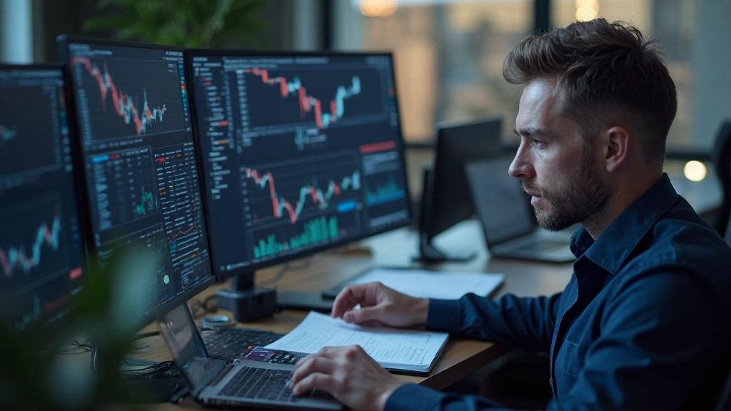 Analytics-Dashboard mit Trading-Performance-Daten und Gewinn-Verlust-Statistiken