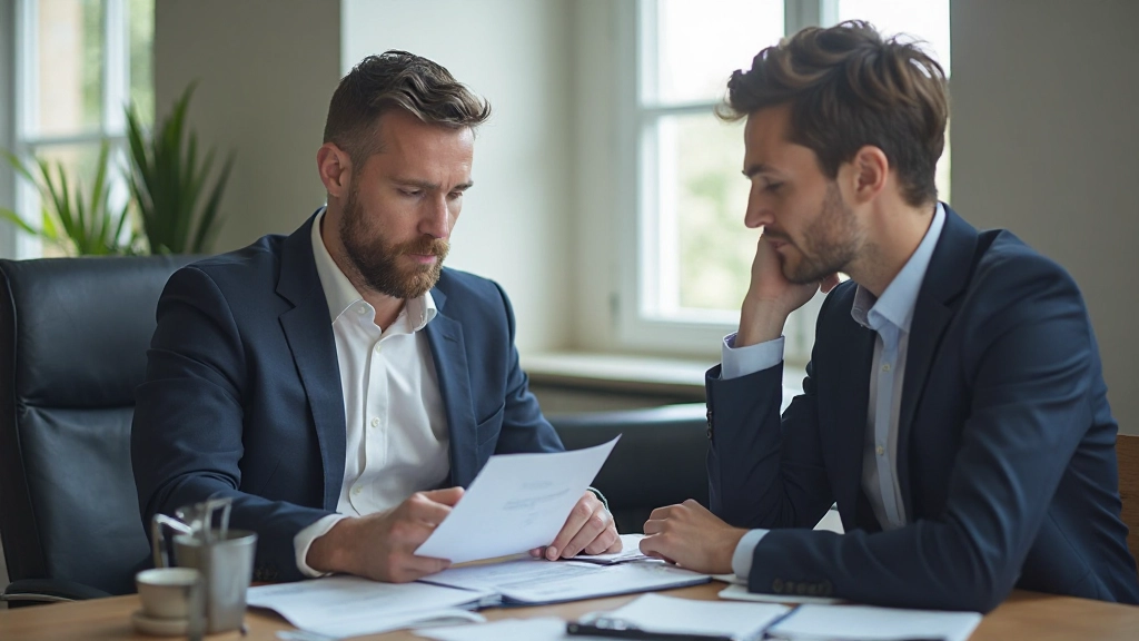 Professionelle Finanzberatung bei der Steueroptimierung, Schreibtisch mit Dokumenten und Rechner