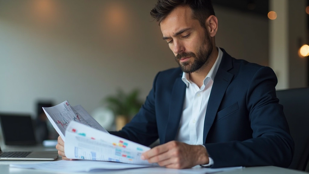 Investor erstellt diversifiziertes Anlageportfolio mit verschiedenen Assetklassen