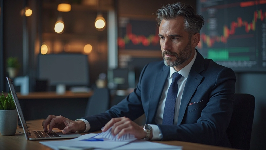 Finanzanalyst überprüft Sentimentanalyse und Marktpsychologie