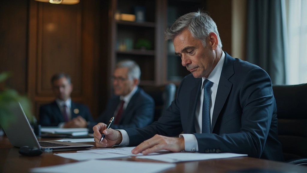 Trader analysiert Zentralbankpolitik und Zinsentscheidungen